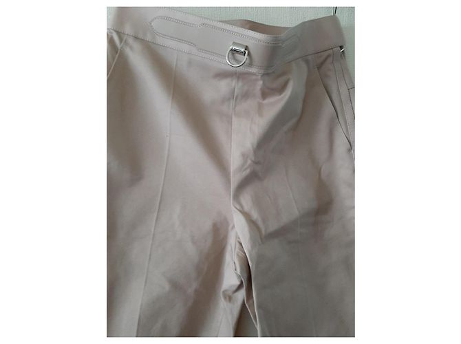 Kelly Hermès Pantalones, leggings Beige - vista 4