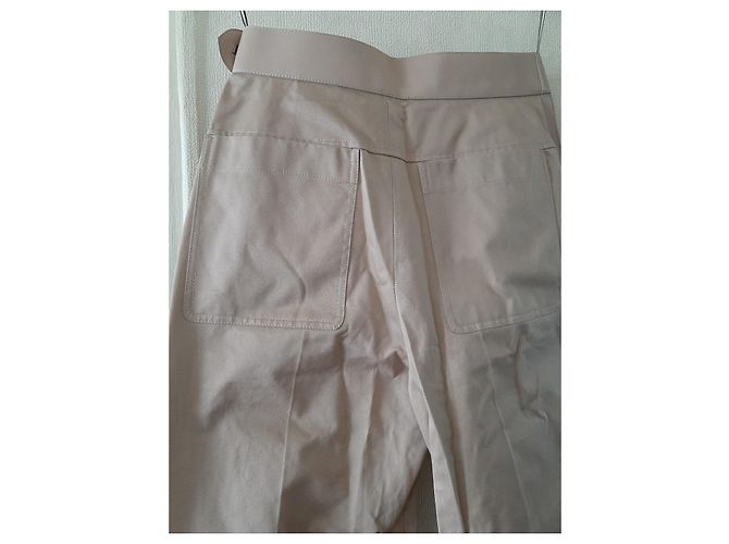 Kelly Hermès Pantalones, leggings Beige - vista 6