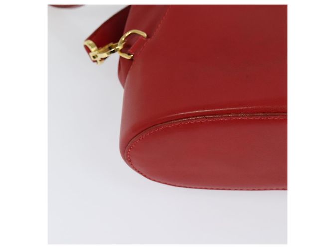 Zaino LOEWE in pelle rossa e oro Auth sw283 Rosso D'oro - vista 12