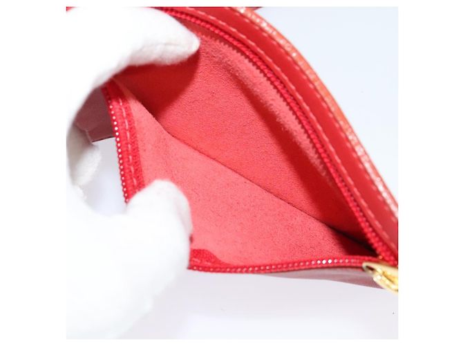 Zaino LOEWE in pelle rossa e oro Auth sw283 Rosso D'oro - vista 22