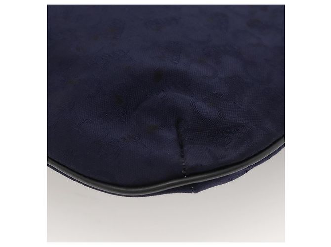 Céline Bolso de mano CELINE C Sulky de lona marina Auth ar13420 Azul marino - vista 13