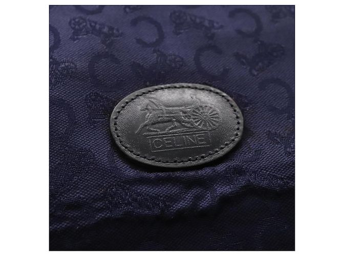 Céline Bolso de mano CELINE C Sulky de lona marina Auth ar13420 Azul marino - vista 14