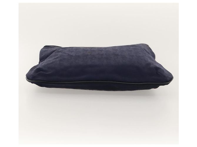 Céline Bolso de mano CELINE C Sulky de lona marina Auth ar13420 Azul marino - vista 9