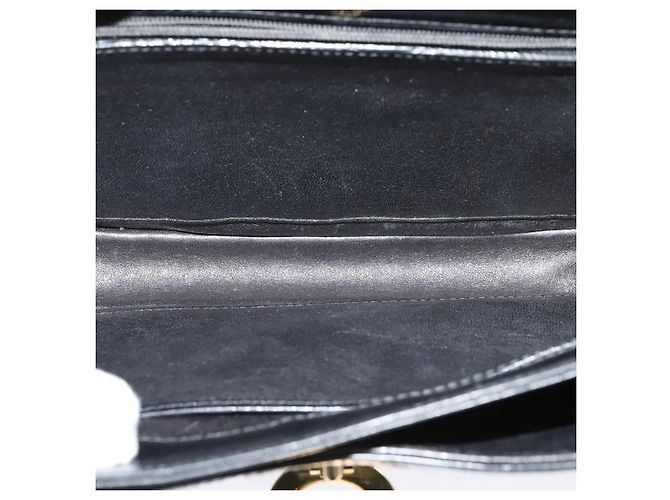 Borsa a Spalla GUCCI in Pelle Nera Oro Auth ep8582 Nero D'oro - vista 17