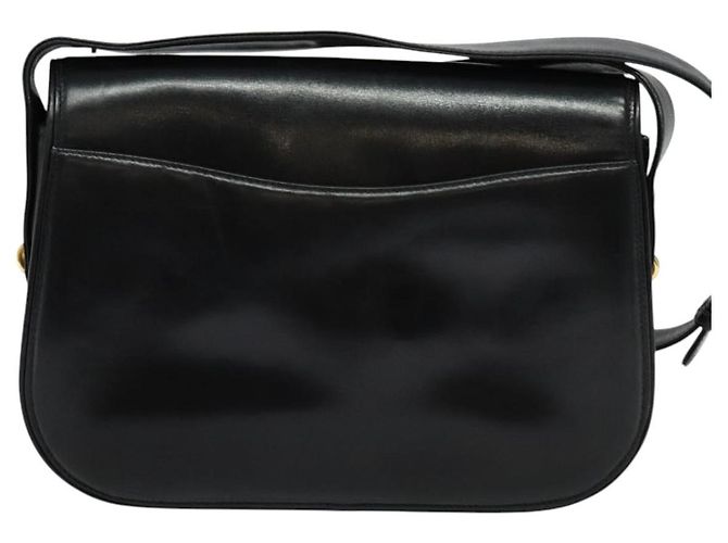 Borsa a Spalla GUCCI in Pelle Nera Oro Auth ep8582 Nero D'oro - vista 3