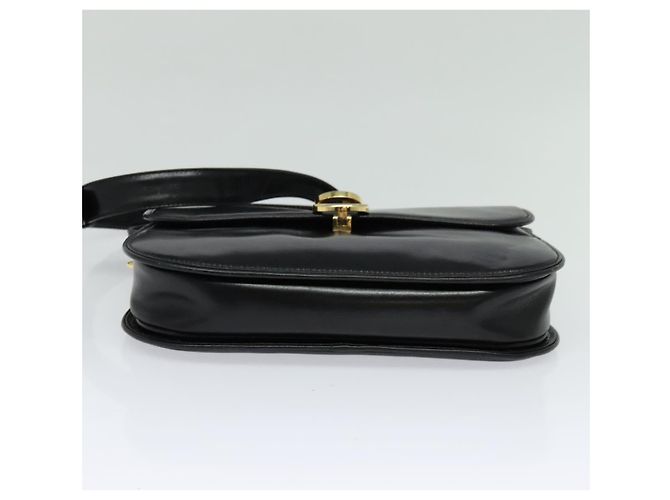 Borsa a Spalla GUCCI in Pelle Nera Oro Auth ep8582 Nero D'oro - vista 9