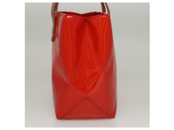 LOUIS VUITTON Monogram Vernis Reade PM Borsa a Mano Rossa M91088 LV Auth BA1023 Rosso - vista 4