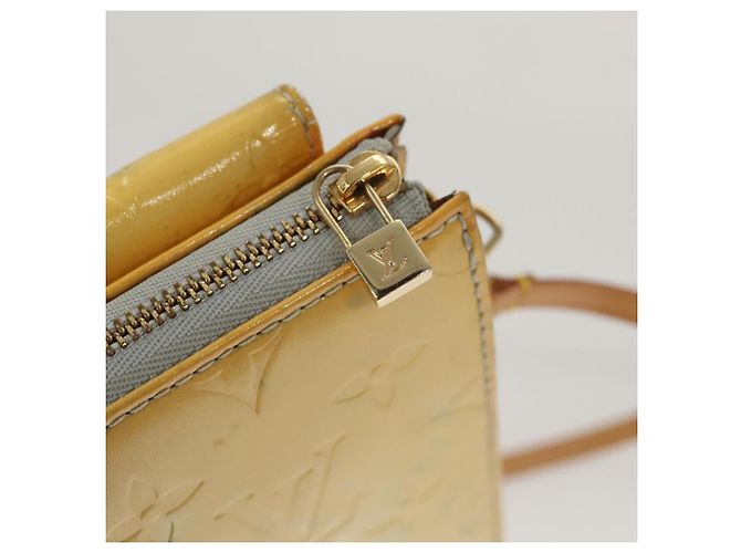 LOUIS VUITTON Monogram Vernis Bolsa de Accesorios Motto Gris M91030 LV Auth 118370 - vista 14