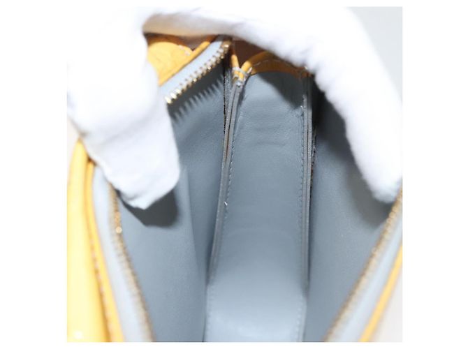 LOUIS VUITTON Monogram Vernis Bolsa de Accesorios Motto Gris M91030 LV Auth 118370 - vista 19