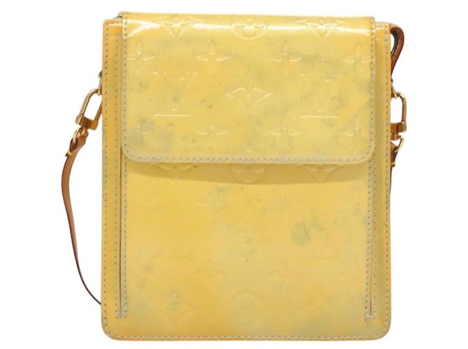 LOUIS VUITTON Monogram Vernis Bolsa de Accesorios Motto Gris M91030 LV Auth 118370 - vista 2