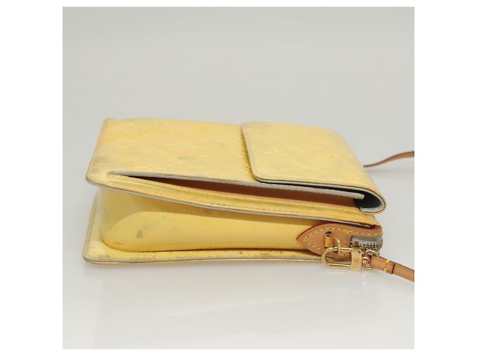 LOUIS VUITTON Monogram Vernis Bolsa de Accesorios Motto Gris M91030 LV Auth 118370 - vista 4