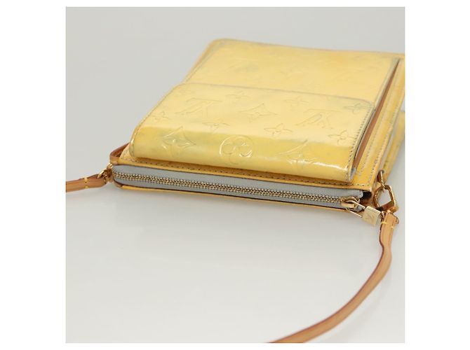 LOUIS VUITTON Monogram Vernis Bolsa de Accesorios Motto Gris M91030 LV Auth 118370 - vista 6