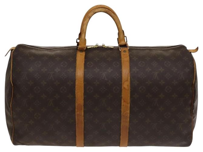 LOUIS VUITTON Monogram Keepall 50 Borsa Boston M41426 LV Auth 116929 Monogramma - vista 3