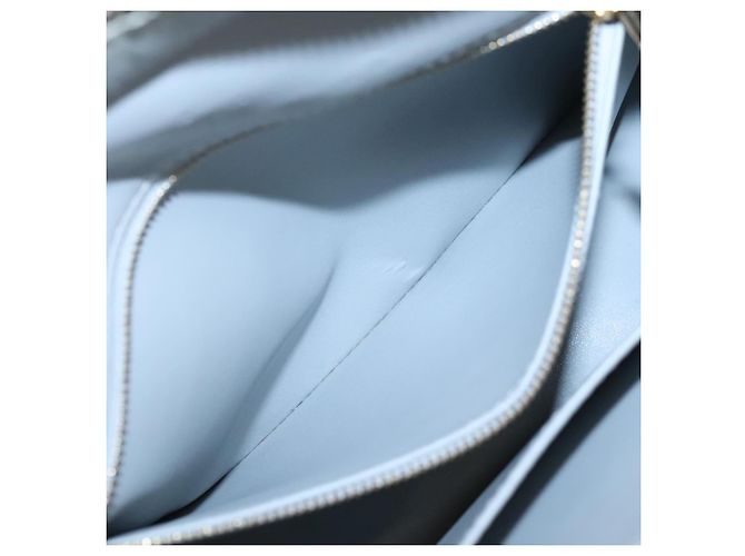LOUIS VUITTON Monogram Vernis Borsa a Mano Houston Grigia M91053 LV Auth BA1150 Grigio - vista 20