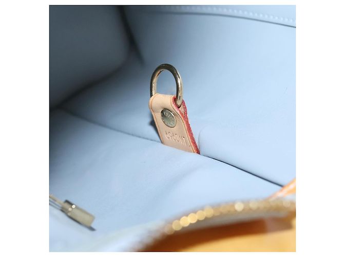 LOUIS VUITTON Monogram Vernis Borsa a Mano Houston Grigia M91053 LV Auth BA1150 Grigio - vista 21