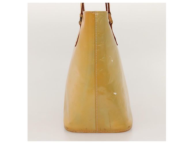 LOUIS VUITTON Monogram Vernis Borsa a Mano Houston Grigia M91053 LV Auth BA1150 Grigio - vista 4