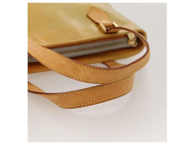 LOUIS VUITTON Monogram Vernis Borsa a Mano Houston Grigia M91053 LV Auth BA1150 Grigio - vista 7