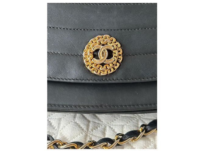 Borsa Chanel Demi Lune nera Nero - vista 6