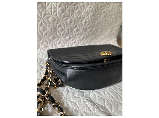 Borsa Chanel Demi Lune nera Nero - vista 8