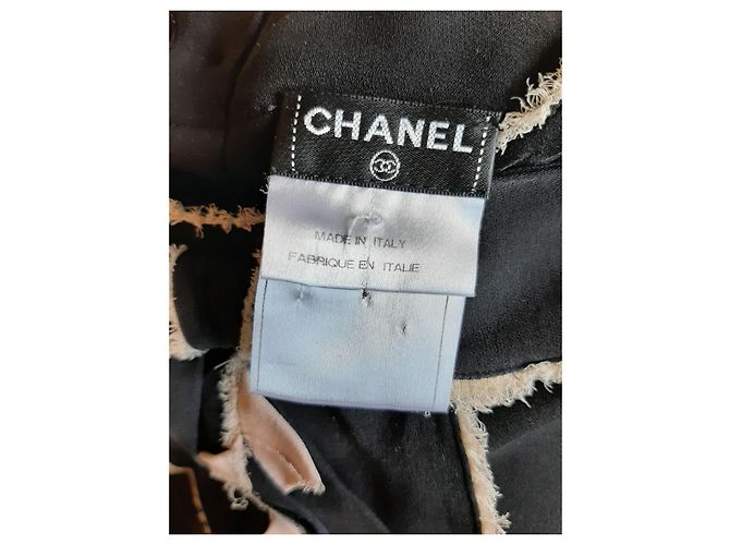 Chanel Seidenbluse Schwarz Rosa Größe 42 Pink - Ansicht 5