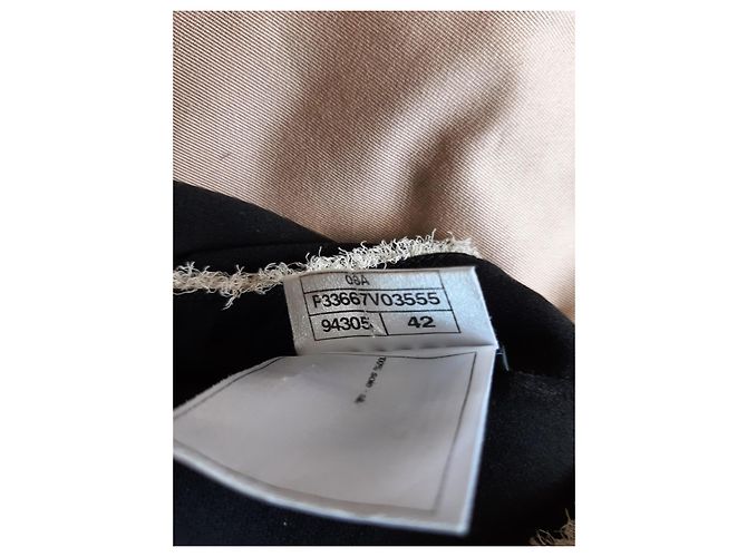 Chanel Seidenbluse Schwarz Rosa Größe 42 Pink - Ansicht 6