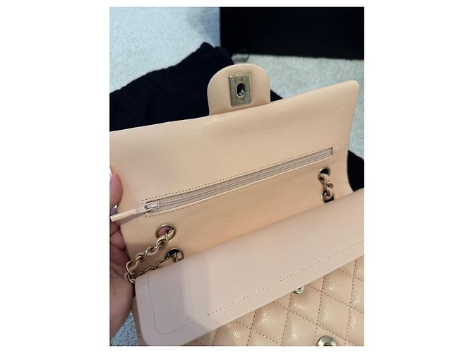 Chanel Classic flap bag timeless medium Creme - Ansicht 15