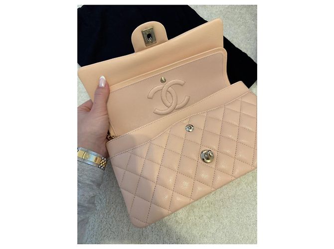 Chanel Classic flap bag timeless medium Creme - Ansicht 18