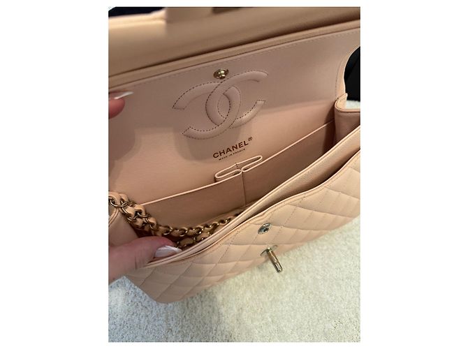 Chanel Classic flap bag timeless medium Creme - Ansicht 19
