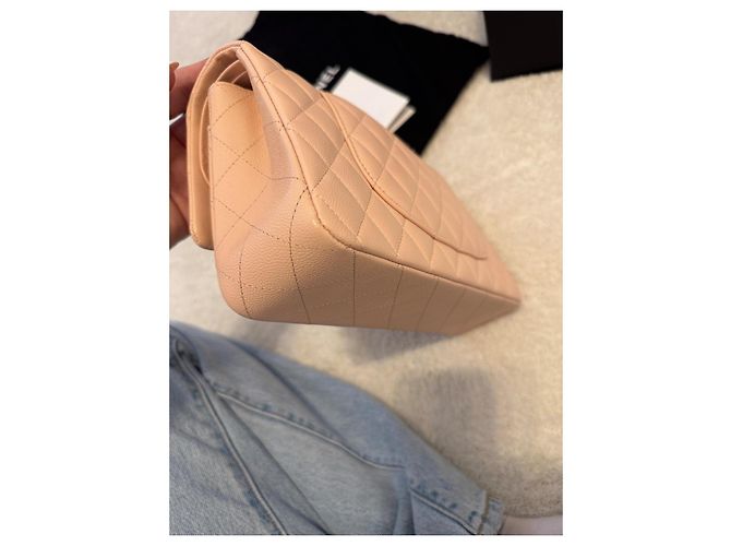 Chanel Classic flap bag timeless medium Creme - Ansicht 9