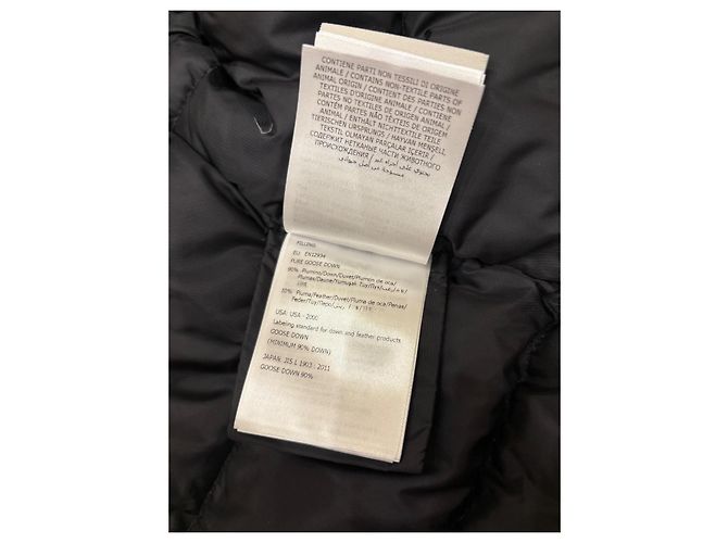 Giacca Moncler Blavet Nera con Pelliccia di Volpe Nero - vista 11