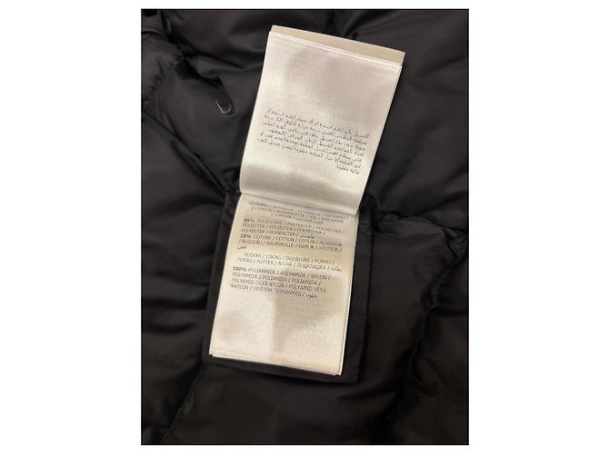 Giacca Moncler Blavet Nera con Pelliccia di Volpe Nero - vista 12