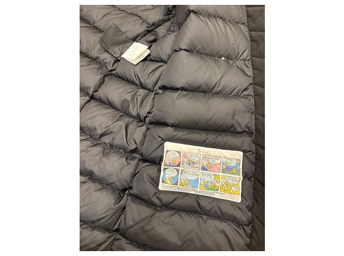 Giacca Moncler Blavet Nera con Pelliccia di Volpe Nero - vista 8