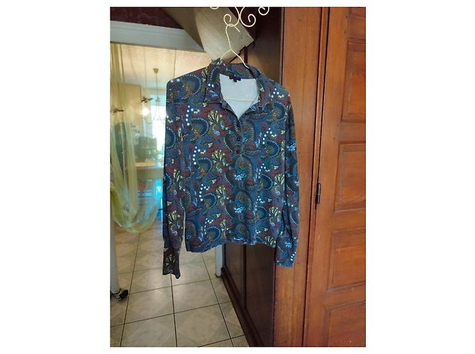 Camicia viola azteca Bensimon M/38 Porpora - vista 4