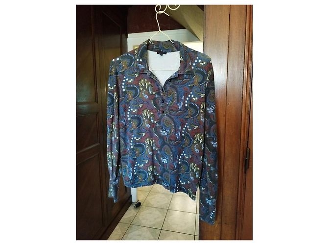 Camicia viola azteca Bensimon M/38 Porpora - vista 7