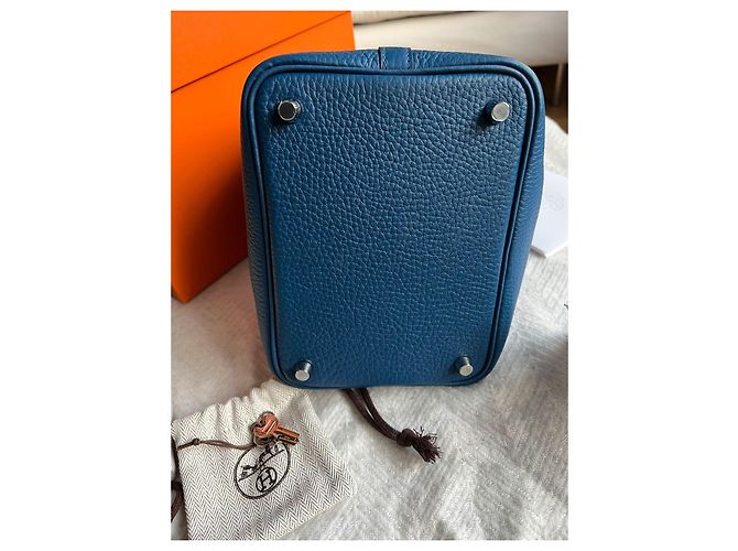 Hermès Picotin 18 em Bleu Tie, Nova Cor de S/S 25 Azul - vista 11