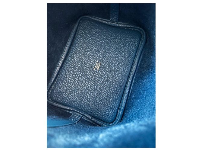 Hermès Picotin 18 em Bleu Tie, Nova Cor de S/S 25 Azul - vista 6