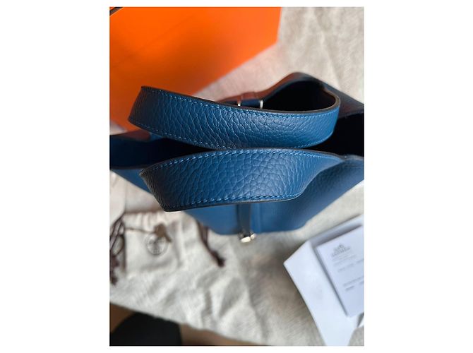 Hermès Picotin 18 em Bleu Tie, Nova Cor de S/S 25 Azul - vista 7