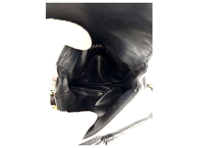 Chanel Mini Gürteltasche Schwarz Leder - Ansicht 4