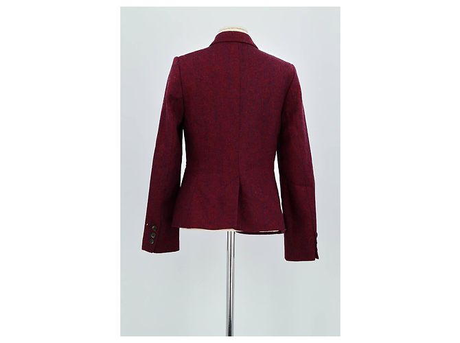Johnnie Boden Blazer de lana burdeos - vista 6