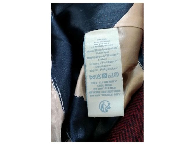 Johnnie Boden Blazer de lana burdeos - vista 8