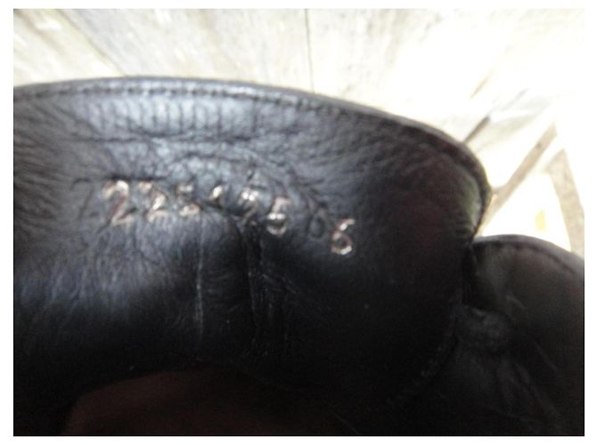 Gucci Richelieu scarpe stringate in pelle nera Nero - vista 7