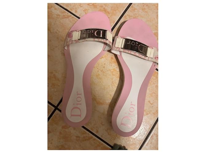 Sandali Dior Rosa e Bianco - vista 2