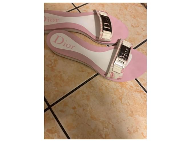Sandali Dior Rosa e Bianco - vista 4