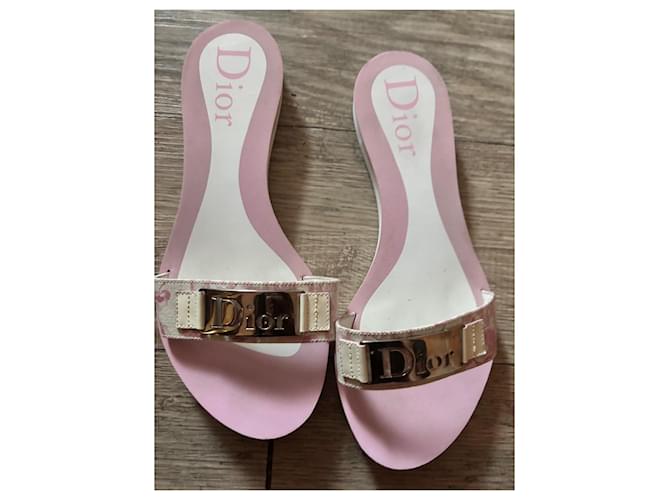 Sandali Dior Rosa e Bianco - vista 5