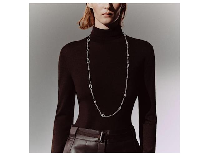 Hermès Collana Farandole 120 cm Argento - vista 5
