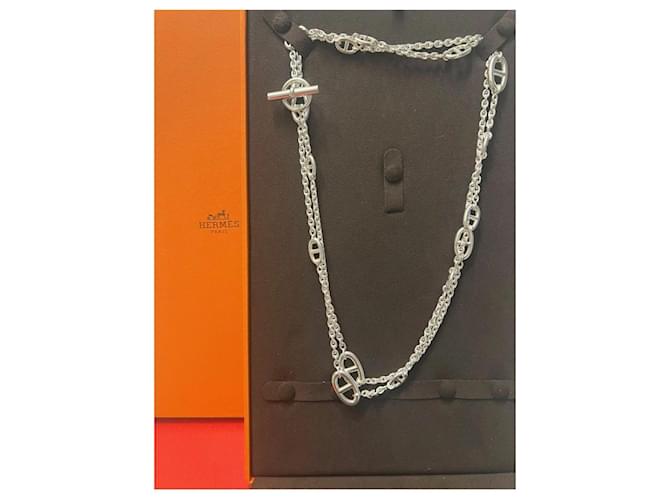 Hermès Collana Farandole 120 cm Argento - vista 6