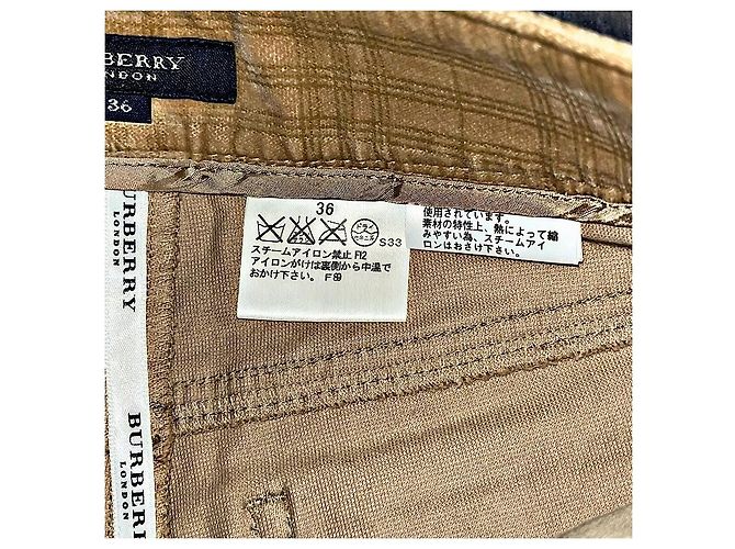 Authentische Burberry London Nova Check Denim Beige - Ansicht 11