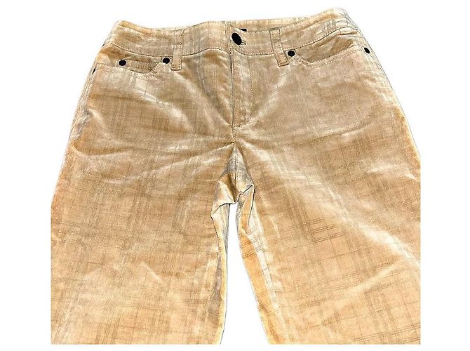 Authentische Burberry London Nova Check Denim Beige - Ansicht 2