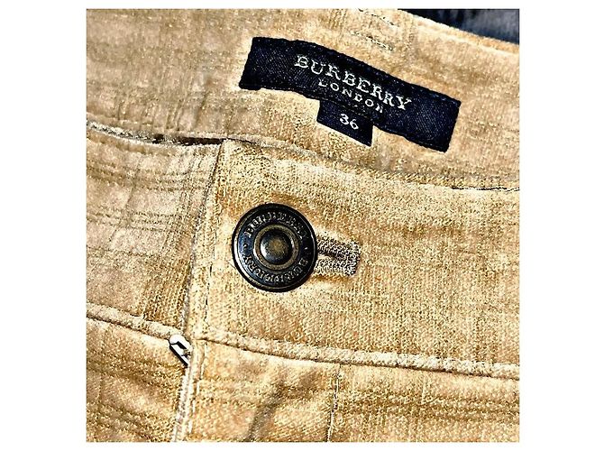 Authentische Burberry London Nova Check Denim Beige - Ansicht 3