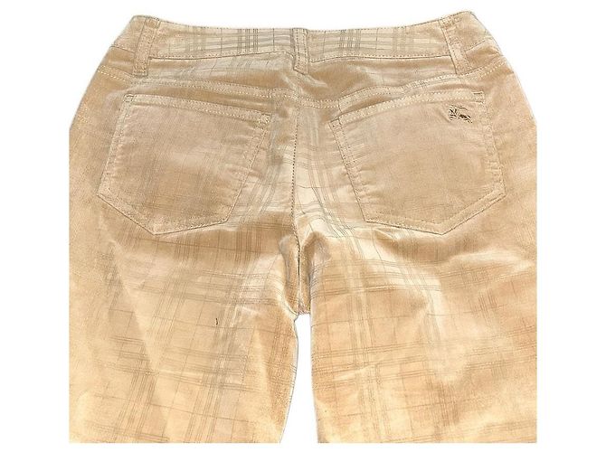 Authentische Burberry London Nova Check Denim Beige - Ansicht 5